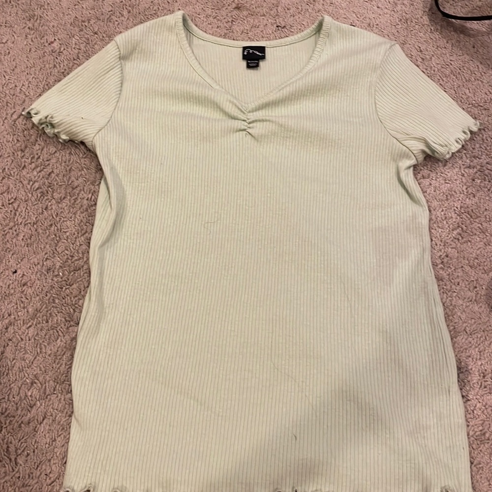 Art class shirt, sage green, barely worn